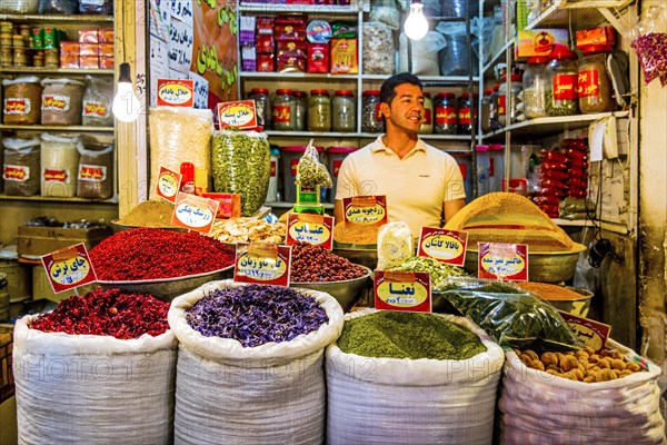 Lovingly constructed spice stalls