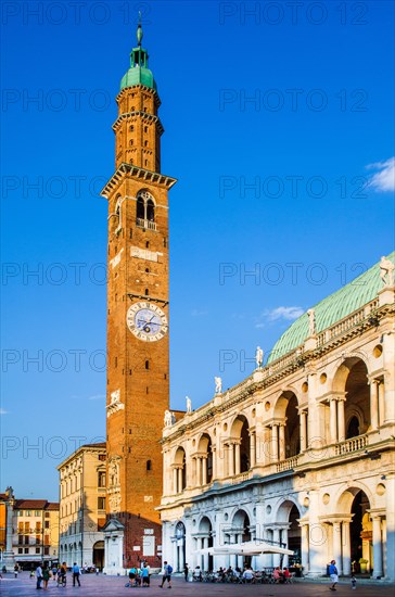 Torre Bissara at the former Palace of Justice Basilica Palladiana