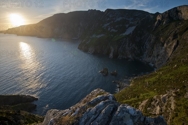 Midsummer night on the cliffs of Slieve League