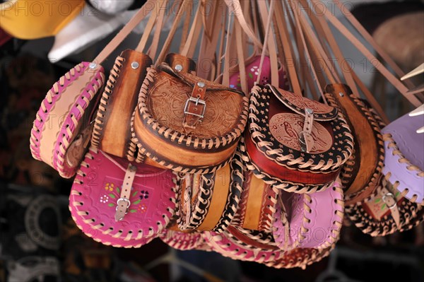 Leather bags as souvenirs