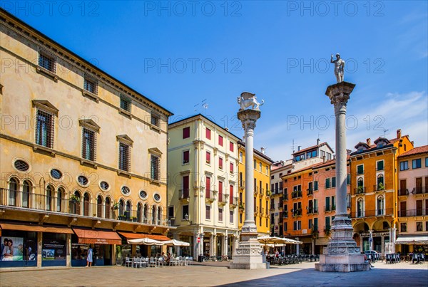 Column with the Lion of St Mark and the Redeemer