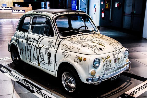 Artistically designed Fiat 500