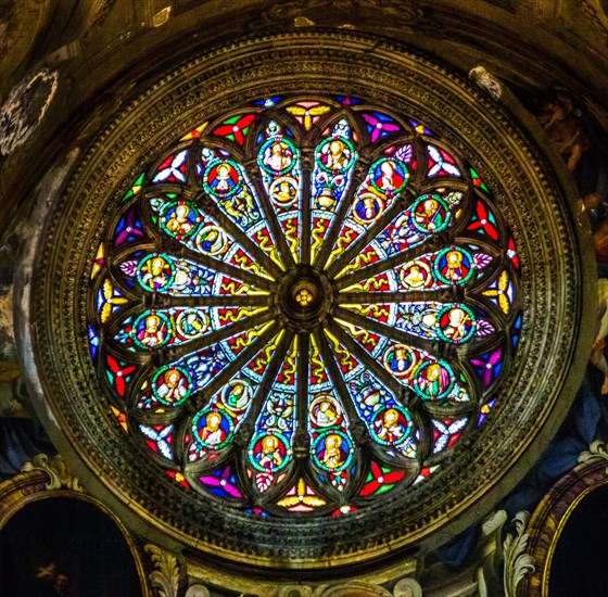 Coloured window rosette