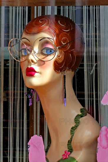 Opticians shop window