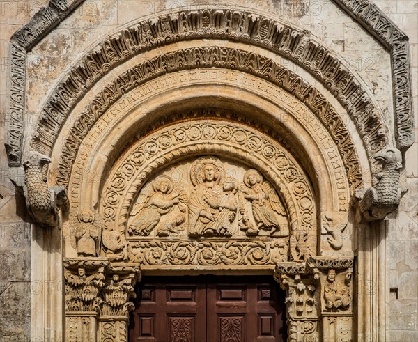 Richly decorated portal