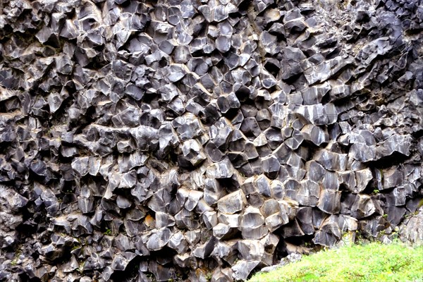 Basalt formation in Asbyrgi