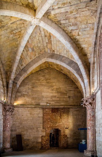 Interior of the castle