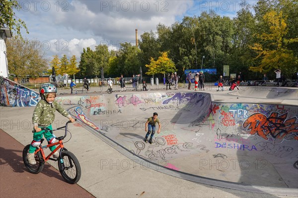 Skater park at Gleisdreieck