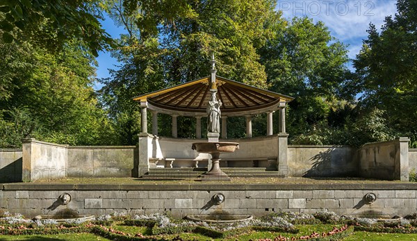 Historical Rondell in the park of Glienicke Palace