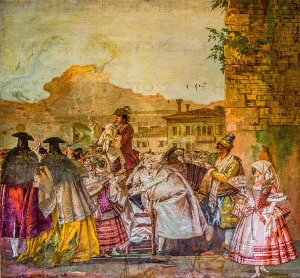 Fresco: Carnival Scene