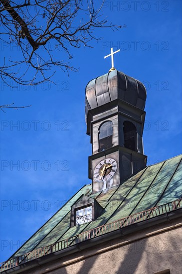 Onion Church Tower with Clock