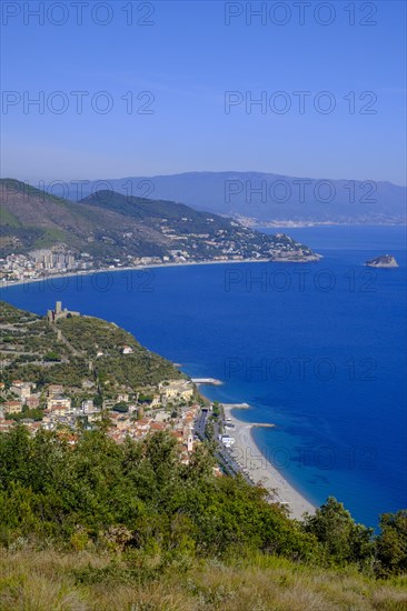 View of Le Manie coast on Noli