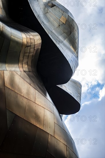 Corrugated exterior facade