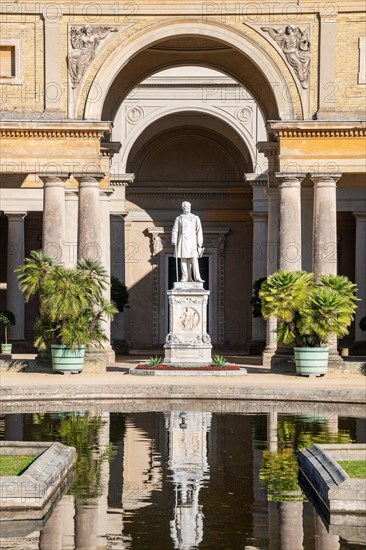 Statue of Frederick William IV Orangery Palace in Sanssouci Park