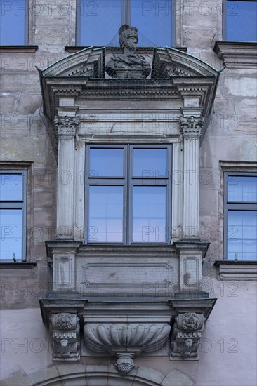 Historic oriel at the Fembohaus