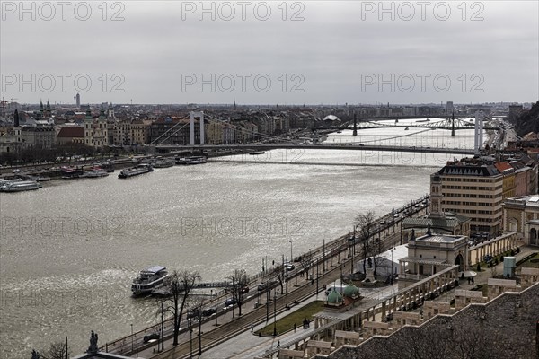 View from above of Danube