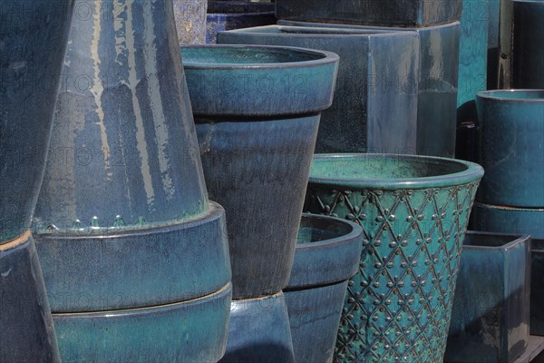 Turquoise stone tubs in nursery