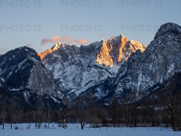 Summit of the Hochtor Group in the evening light