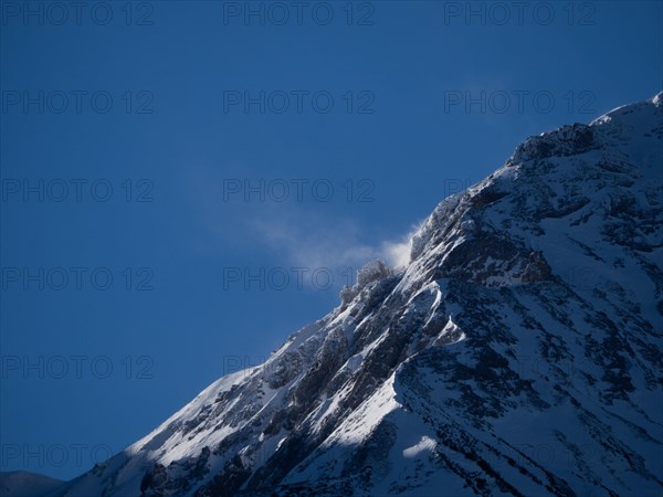 Morning light on the summit ridge