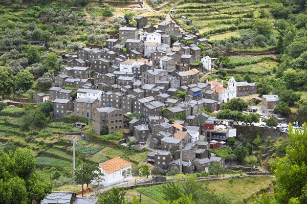 View over Piodao schist medieval mountain village