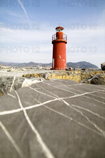 Harbour with lighthouse in Porto Maurizio