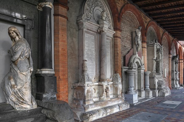 South cemetery with tomb