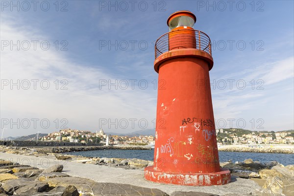 Harbour with lighthouse in Porto Maurizio