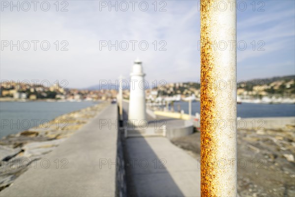 Harbour with lighthouse in Porto Maurizio