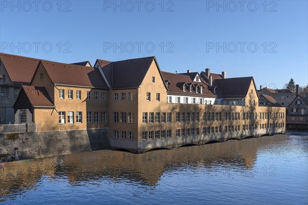 View of the former valve factory on the Pegnitz