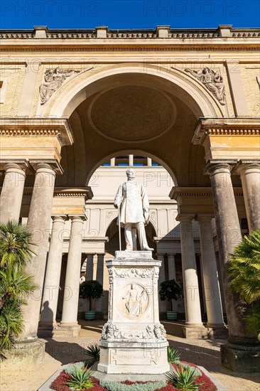 Statue of Frederick William IV Orangery Palace in Sanssouci Park