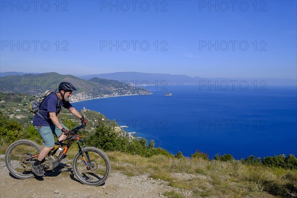 Mountain biker