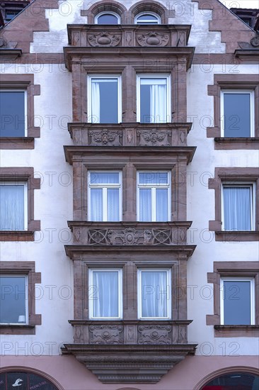Historic multi-storey bay window