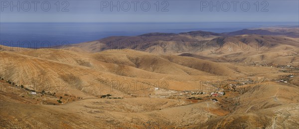 View from the viewpoint Mirador Morro Velosa to Valle de Santa Ines