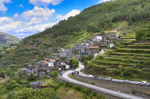 View over Piodao schist medieval mountain village