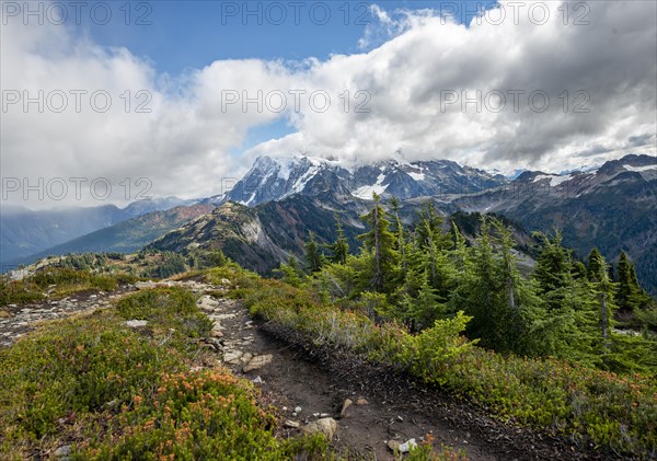 Hiking trail on Table Mountain