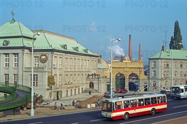 Street with bus