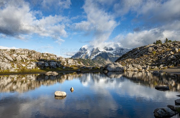 Reflection in the lake at Huntoon Point