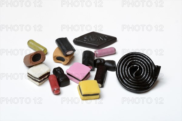 Liquorice sweets and liquorice snail