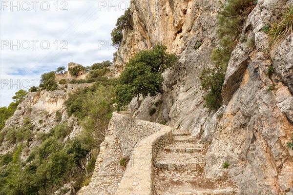 Steps to Castell dAlaro Castle Path Hike Vacation Travel Travel in Majorca