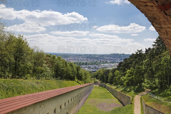 Fortress path along the main rampart of the federal fortress