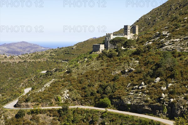 Monastery of Sant Pere de Rodes in Cap de Creus Natural Park
