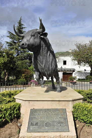 Monument to a fighting bull