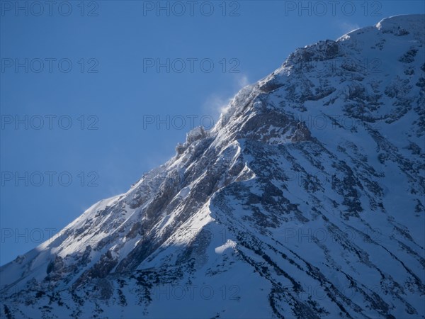 Morning light on the summit ridge