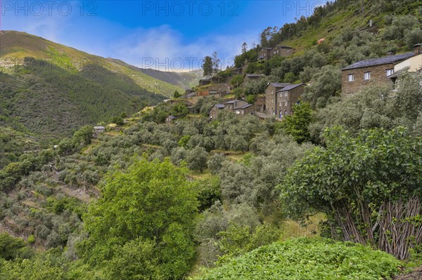 View over Piodao schist medieval mountain village