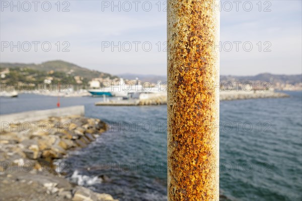 Harbour with lighthouse in Porto Maurizio