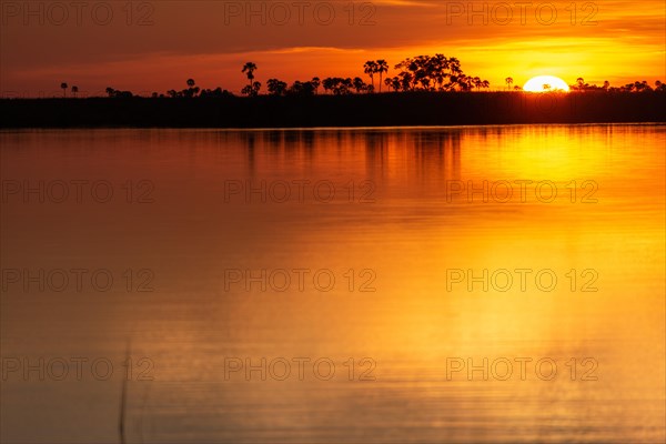 Sunset at Linyanti River