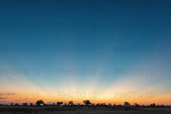 Play of colours after sunset