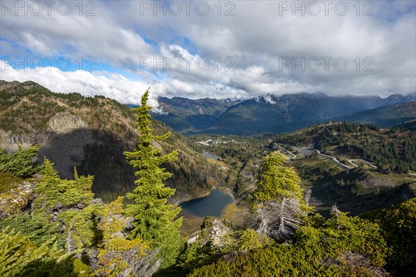 View from Table Mountain to Bagley Lakes