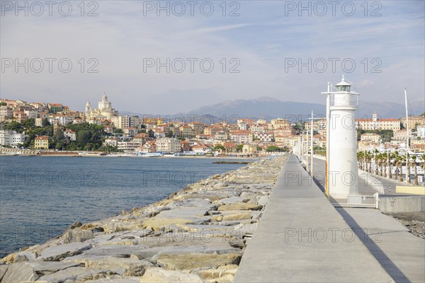 Harbour with lighthouse in Porto Maurizio