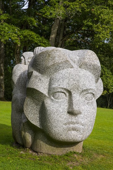 Sculpture park by Latvian sculptor Indulis Ranka